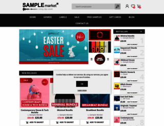 samplemarket.co.uk screenshot