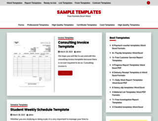 samplestemplates.org screenshot