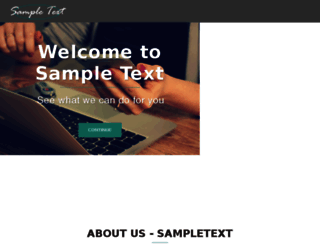 sampletext.org screenshot