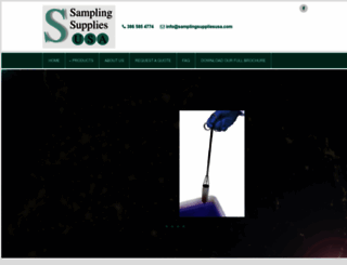 samplingsuppliesusa.com screenshot