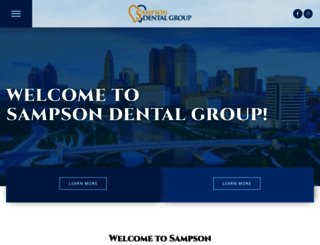 sampsondentalgroup.com screenshot