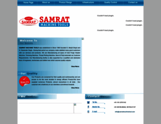 samratmachinetool.com screenshot