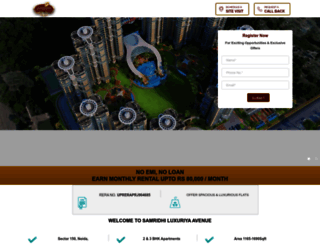 samridhiprojects.com screenshot