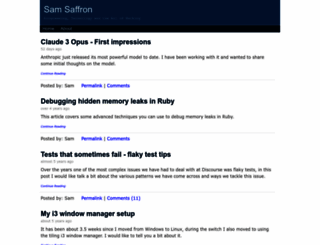 samsaffron.com screenshot