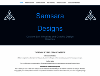 samsaradesigns.com.au screenshot
