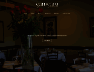 samsararestaurant.com.au screenshot