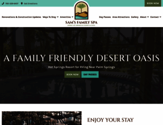 samsfamilyspa.com screenshot