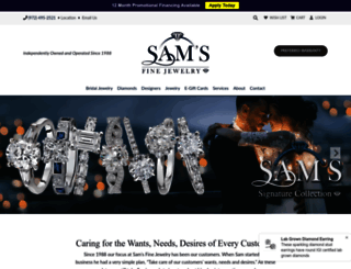 samsfinejewelry.com screenshot