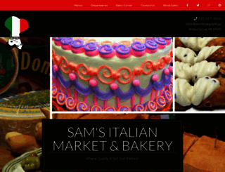 samsitalianmarket.net screenshot