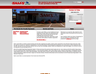 samslawnriders.com screenshot