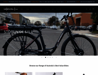 samsoncycles.com.au screenshot