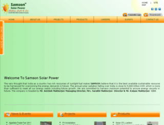 samsonsolarpower.net screenshot