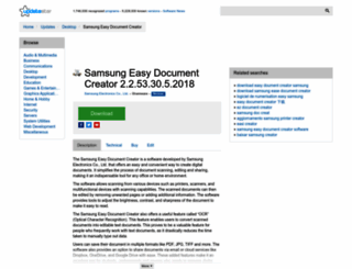 samsung-easy-document-creator.updatestar.com screenshot