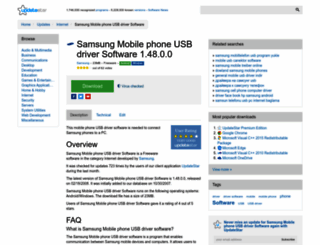 samsung-mobile-phone-usb-driver-software.updatestar.com screenshot