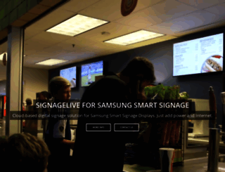 samsung.signagelive.com screenshot