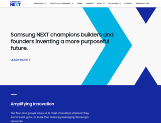 samsungaccelerator.com screenshot