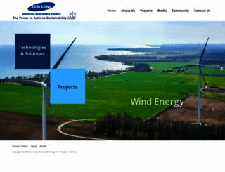 samsungrenewableenergy.ca screenshot