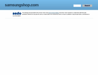 samsungshop.com screenshot