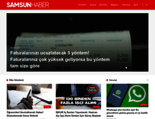 samsunhaber.org screenshot