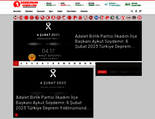 samsunumhaber.com screenshot