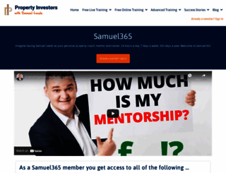 samuel365.com screenshot
