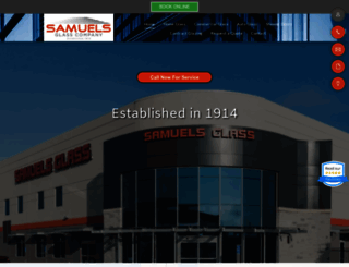 samuelsglass.com screenshot
