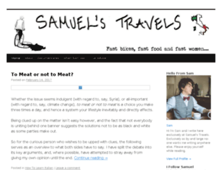 samuelstravels.com screenshot