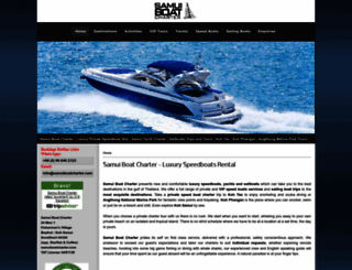 samuiboatcharter.com screenshot