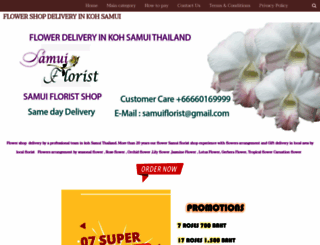 samuiflorist.com screenshot