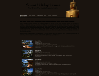 samuiholidayhomes.com screenshot