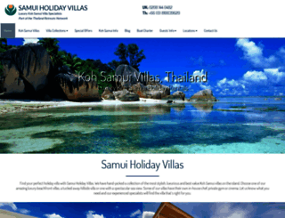 samuiholidayvillas.com screenshot