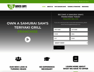 samuraisamsfranchise.com screenshot