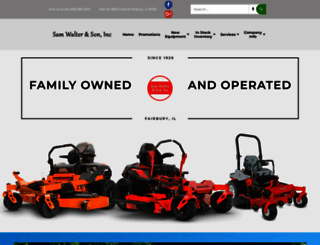 samwalterson.com screenshot