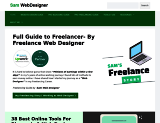 samwebdesigner.com screenshot