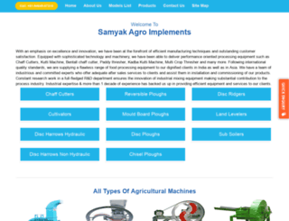 samyakagro.com screenshot