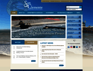 san-clemente.org screenshot