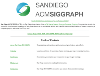 san-diego.siggraph.org screenshot