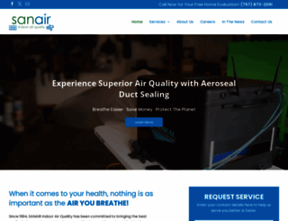 sanairclean.com screenshot