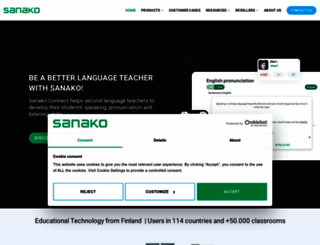 sanako.com screenshot