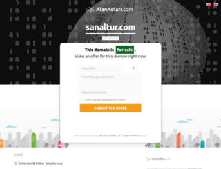 sanaltur.com screenshot