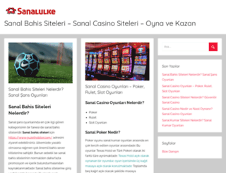 sanalulke.org screenshot