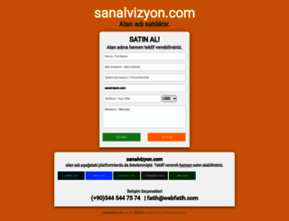 sanalvizyon.com screenshot