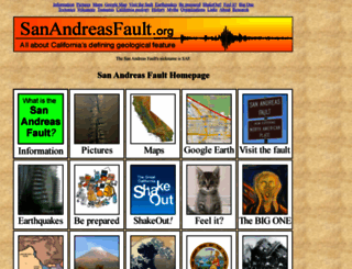 sanandreasfault.org screenshot