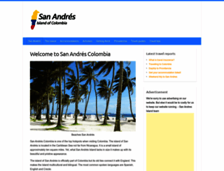sanandres-colombia.com screenshot