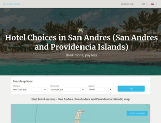 sanandreshotelspage.com screenshot