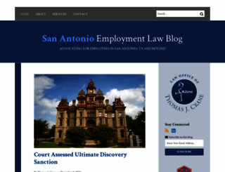 sanantonioemploymentlawblog.com screenshot
