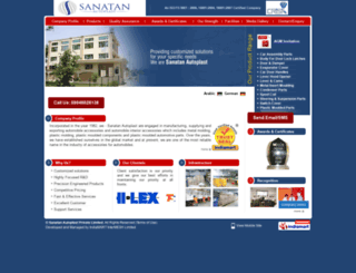 sanatanautoplast.com screenshot