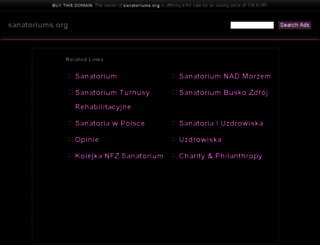 sanatoriums.org screenshot