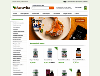 sanavita.ro screenshot