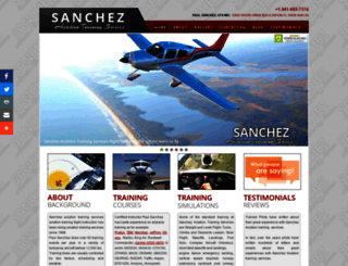 sanchezaviationtrainingservices.com screenshot